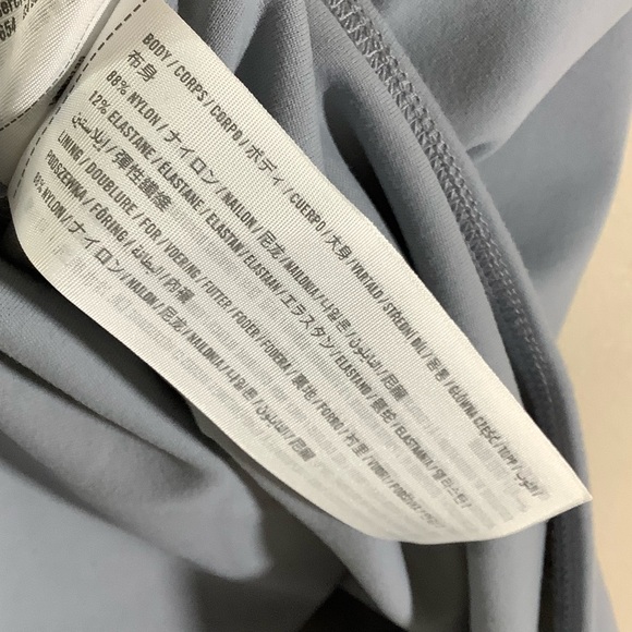 Abercrombie & Fitch Bodysuit Soft AF Light Blue Seamless - Picture 6 of 8